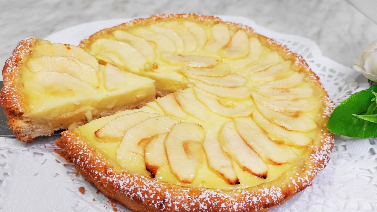 Torta di mele alla crema light