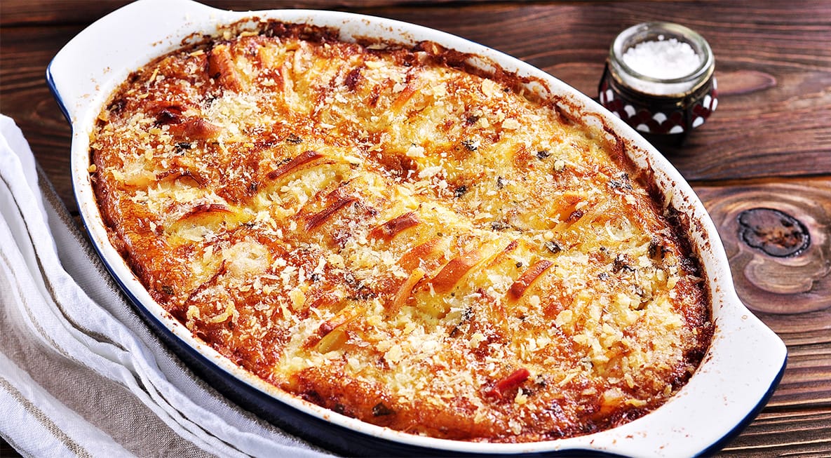 Torta di patate in teglia