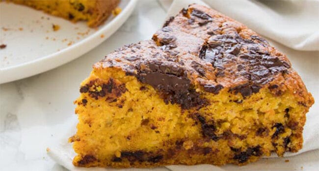 La torta di zucca e cioccolato light, soffice e perfetta con sole 160 calorie!
