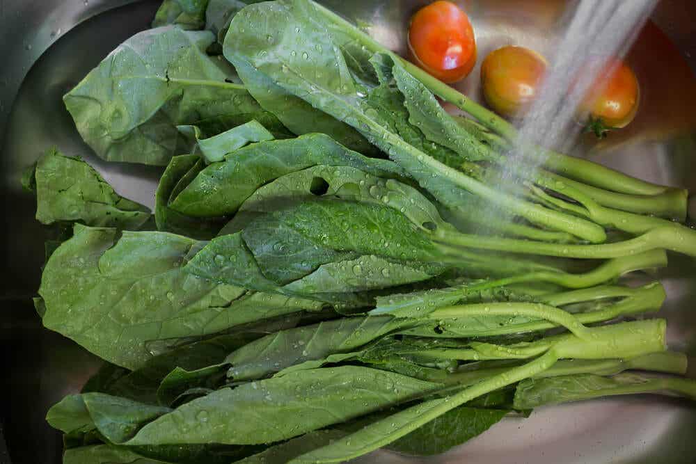 Verdure a foglia verde