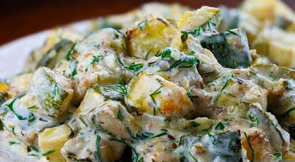 Zucchine allo yogurt