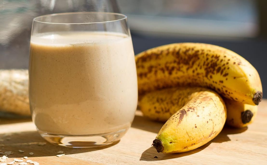 Frullato d'avena e banana