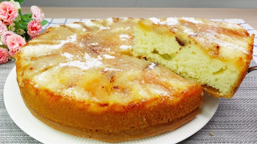 Torta di mele senza burro, ma più soffice di quella della nonna. Solo 140 Kcal!