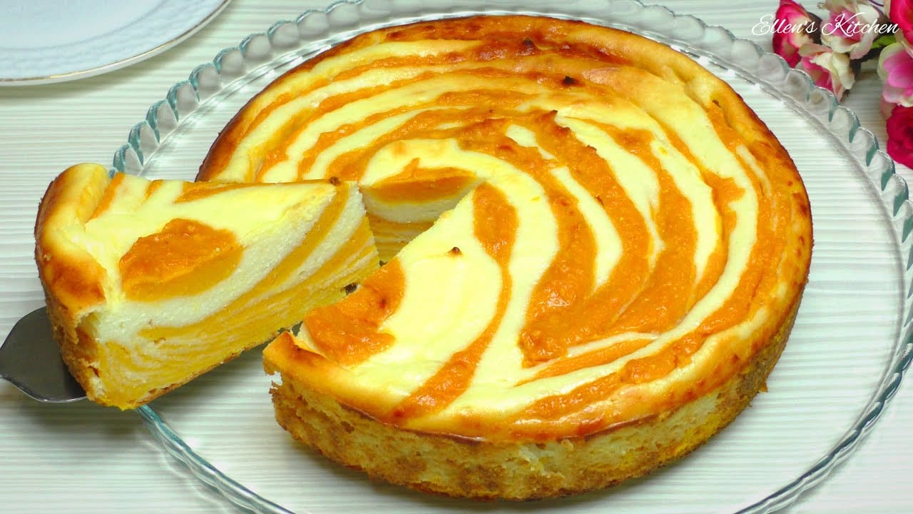 Torta di zucca e ricotta light