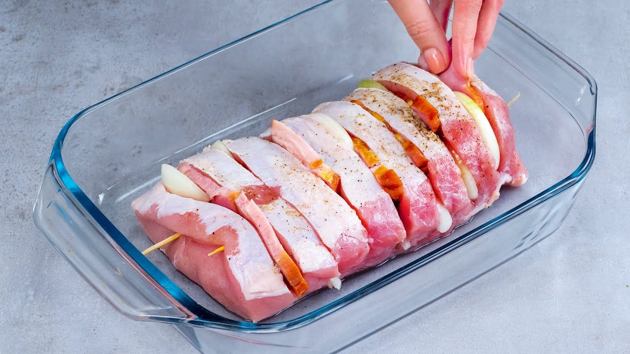 Filetto di maiale ripieno