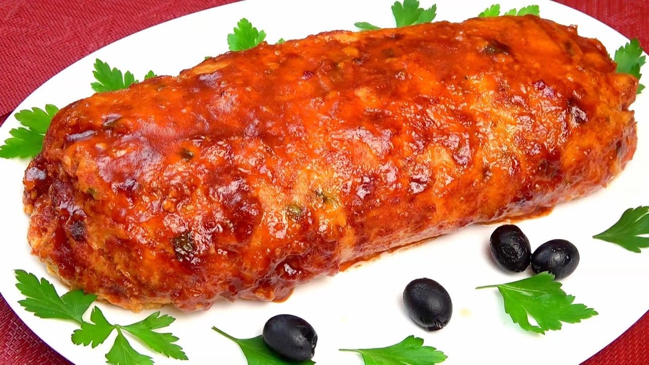 Polpettone di pollo ripieno
