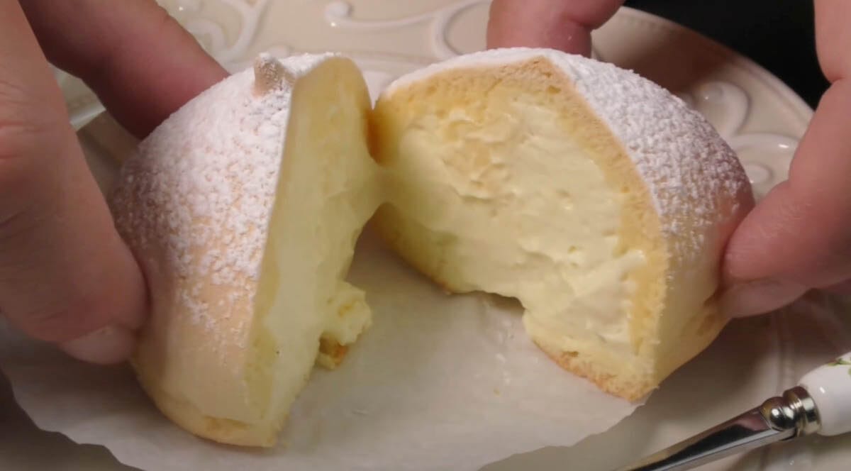 Sospiri delle monache, dolcetti alla crema
