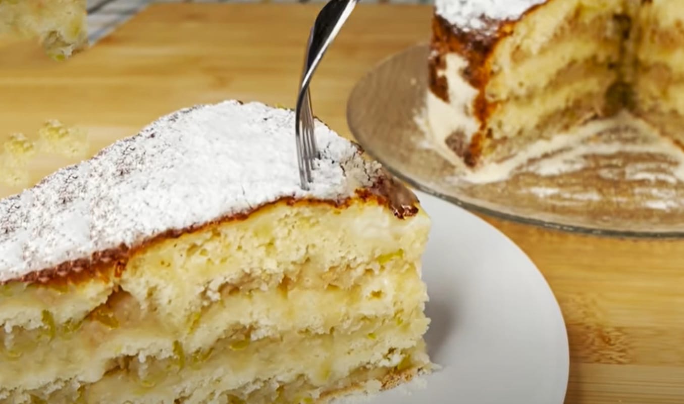 Torta alle mele dei 3 bicchieri
