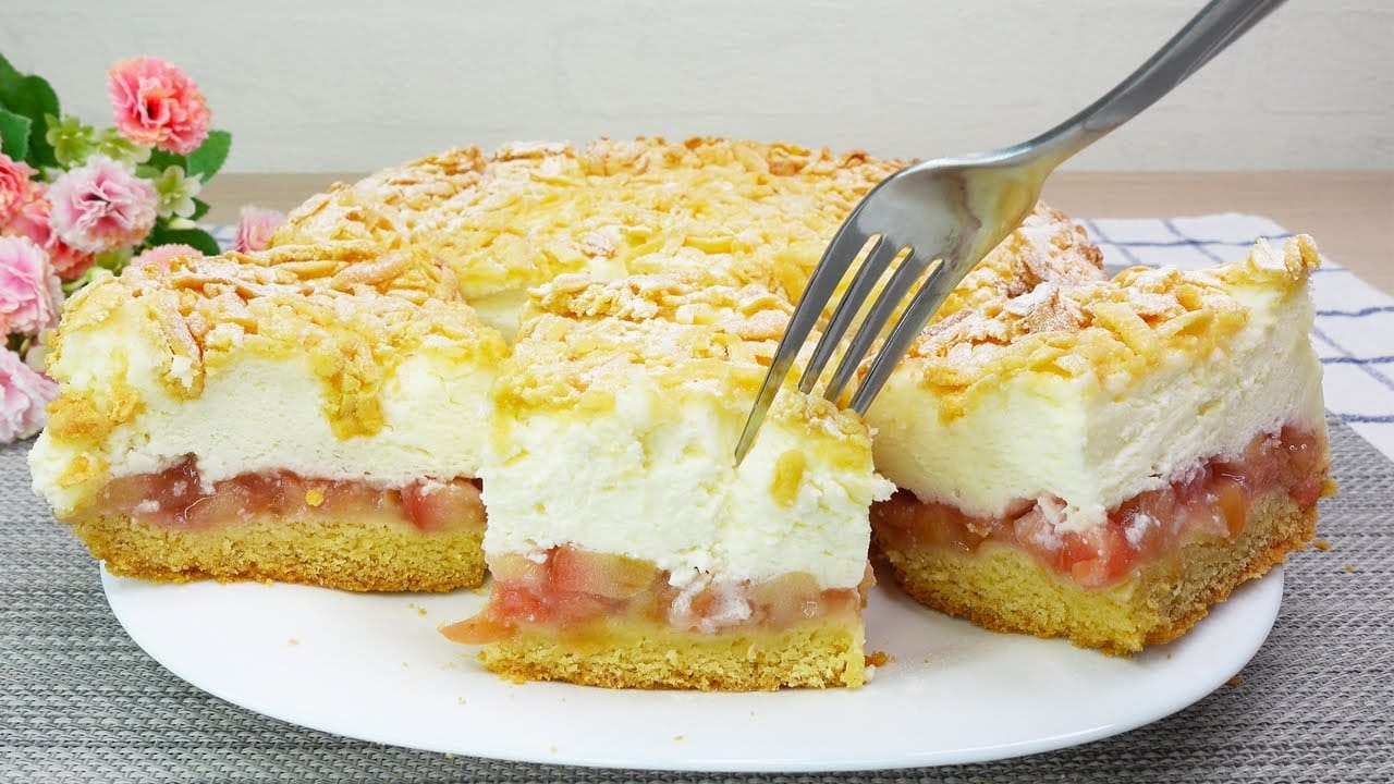 Torta di mele alla crema