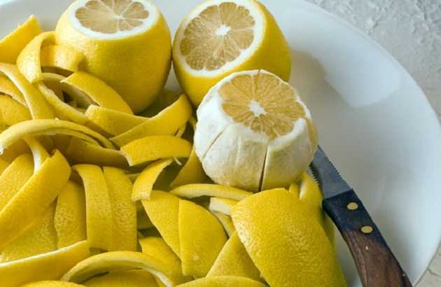 Scorza di limone, benefici