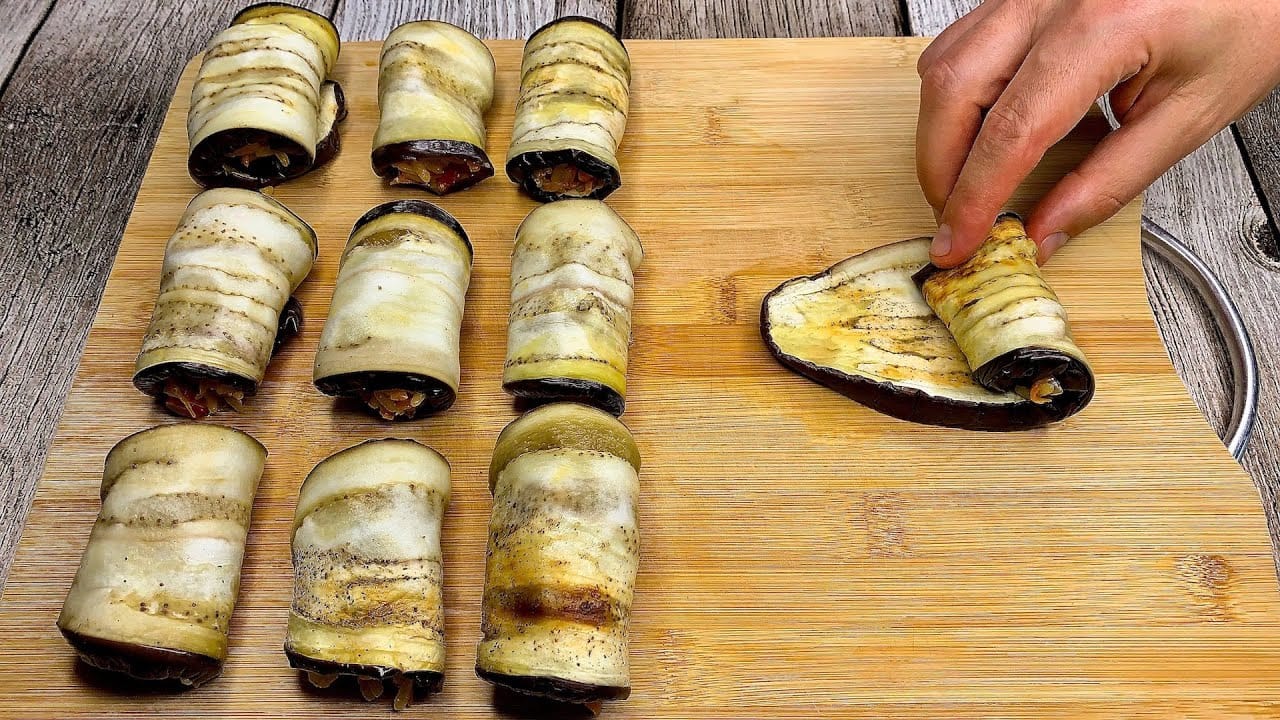 Involtini di melanzane ripieni