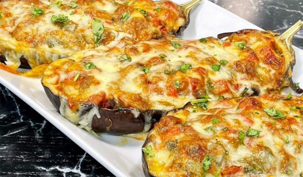 Solo verdure e niente carne! Le melanzane gratinate così sono davvero saporite. Solo 170 Kcal