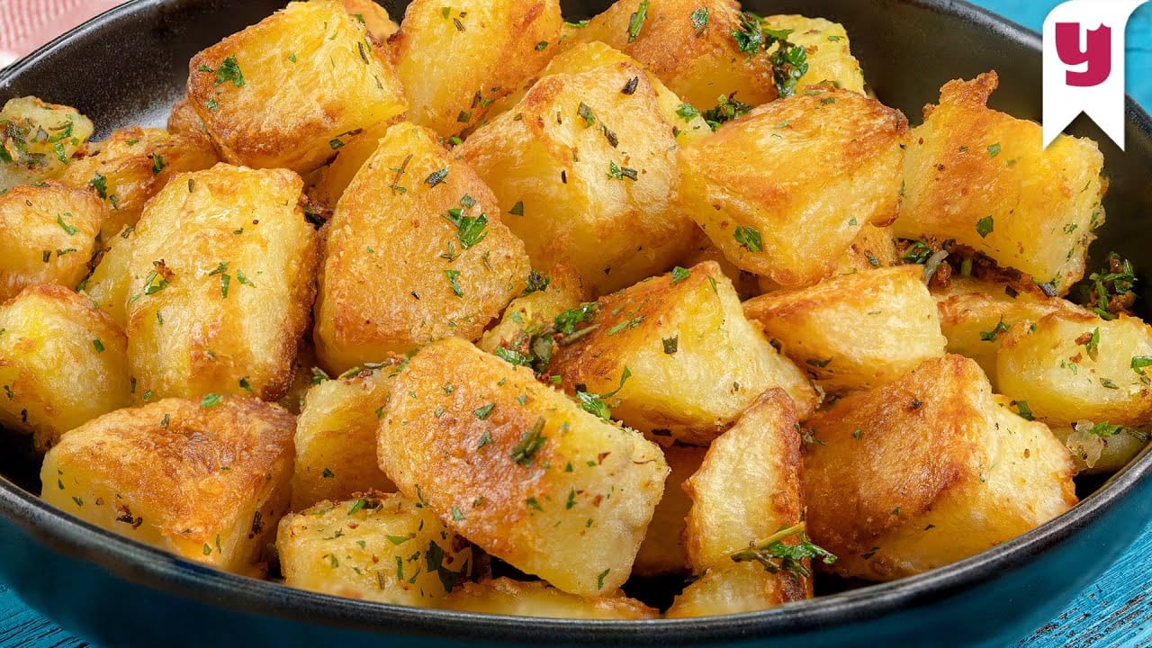 Patate bollite e poi cotte al forno
