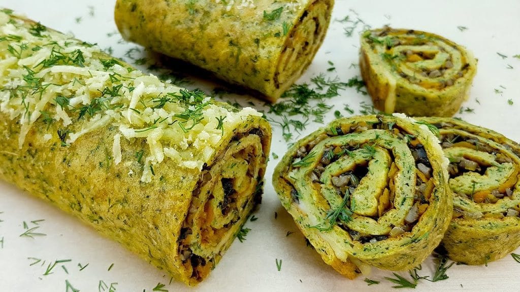 Rotolo di zucchine con tante verdure, la cena dietetica e veloce per tutti. Solo 140 Kcal!