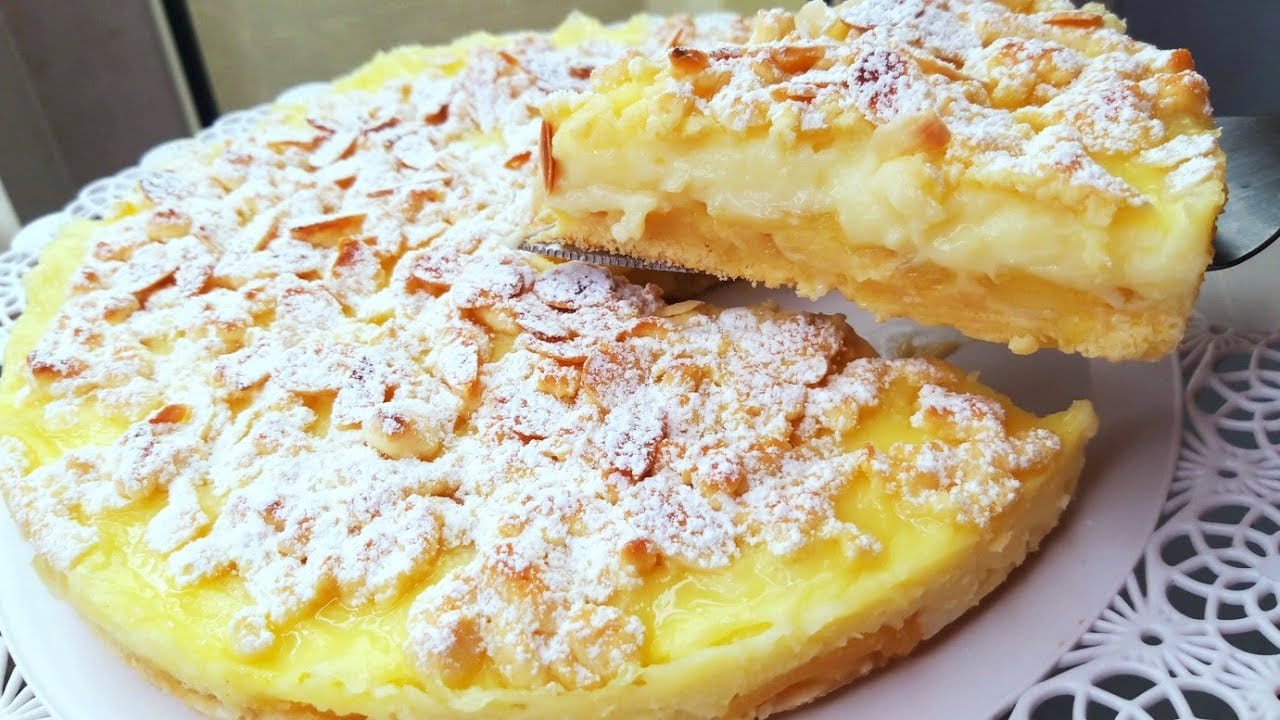 Torta di mele alla crema