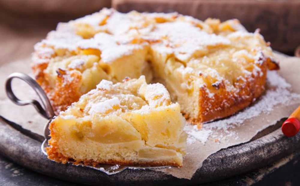 Torta magica alle mele, pere e cannella! Il dolce fruttato super goloso con sole 170 calorie