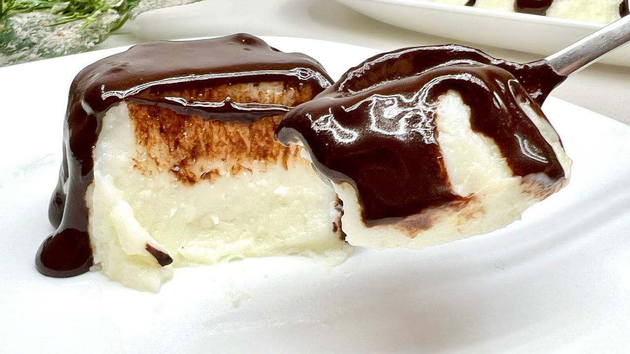 Dessert cremoso al latte e cioccolato