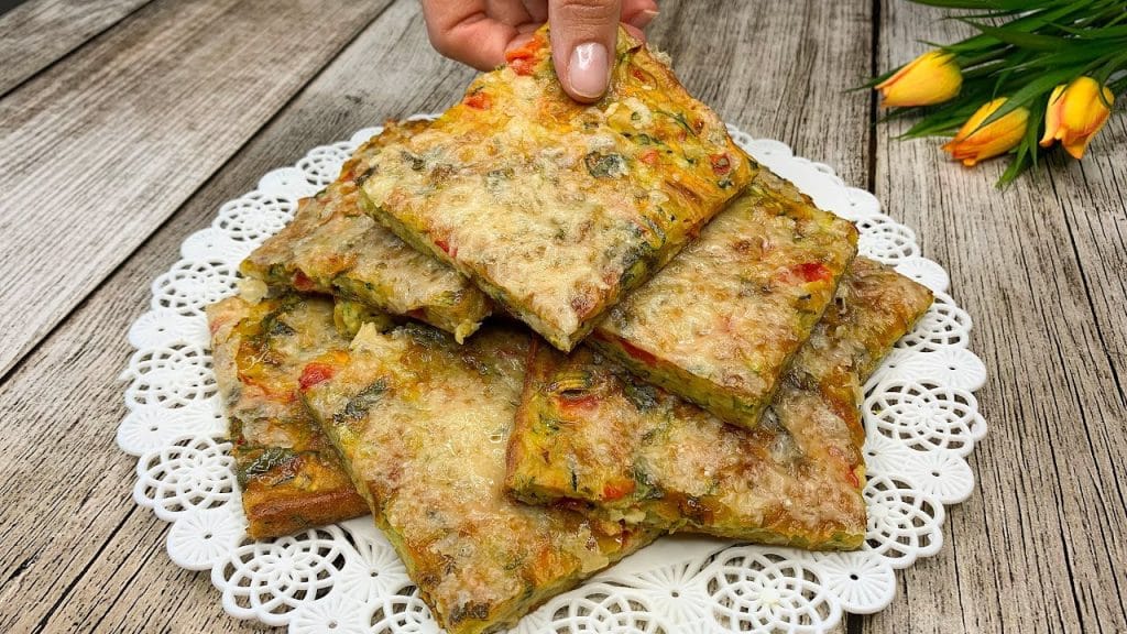 Focaccia, si! Ma fatela con le verdure: fatta così è buonissima e anche dietetica. Solo 160 Kcal!