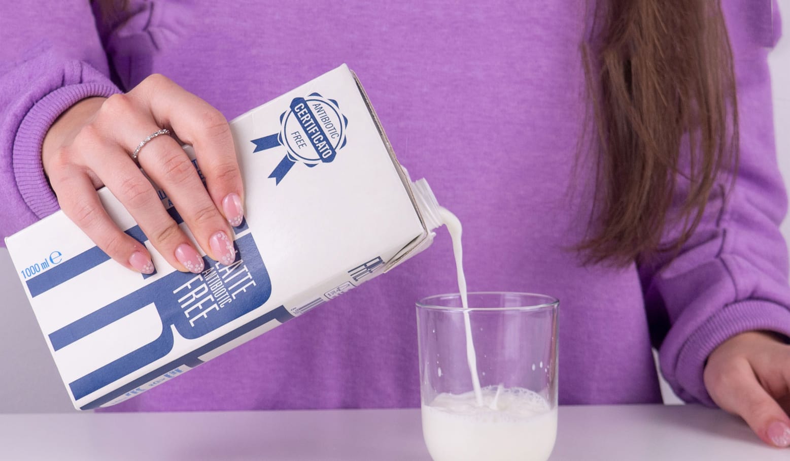 Latte senza antibiotici