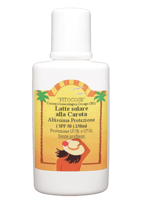 Latte solare SPF 50 fitocose La saponaria