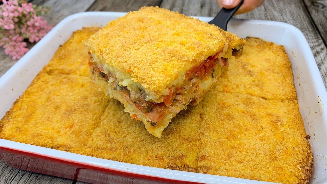 Sformato di patate ripieno