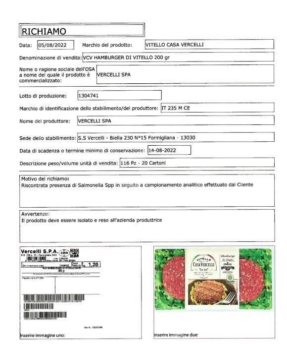 Hamburger ritirato