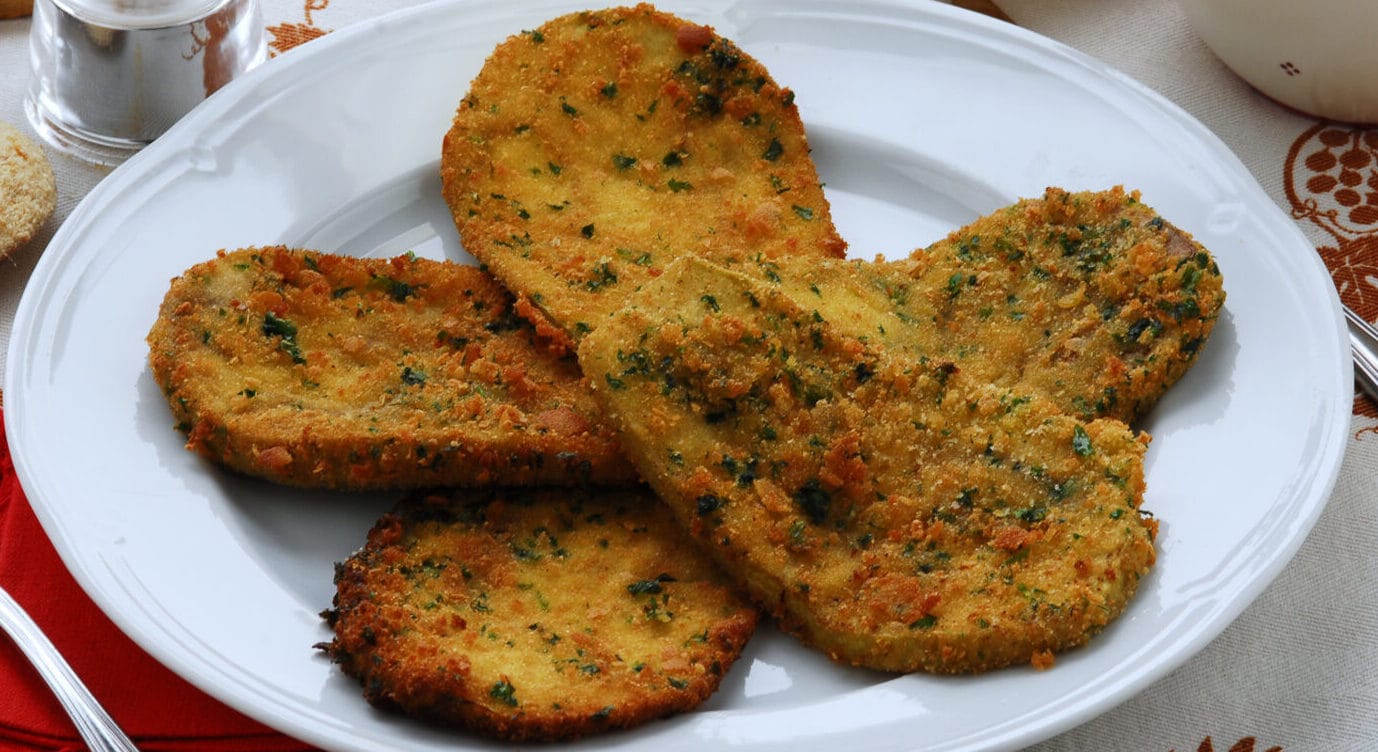 Melanzane impanate al forno