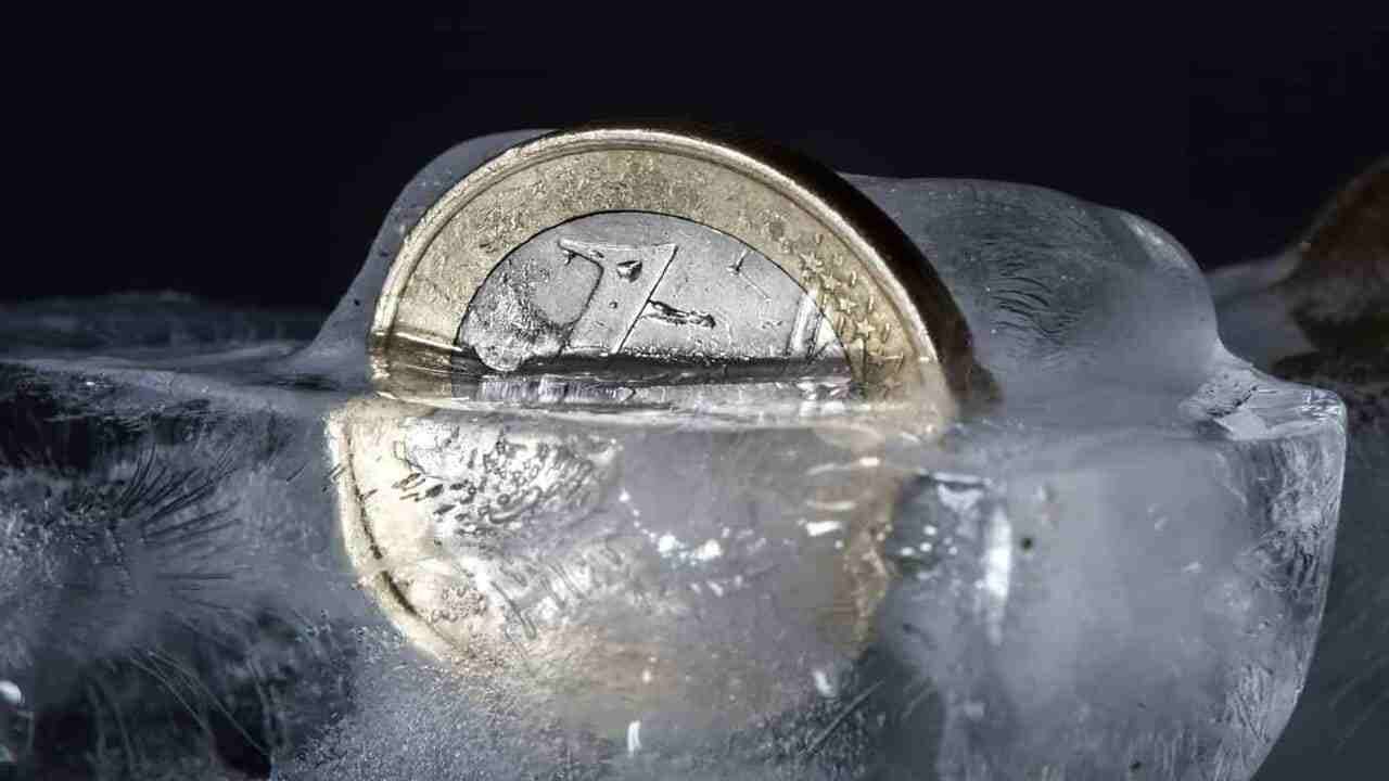 Moneta nel freezer