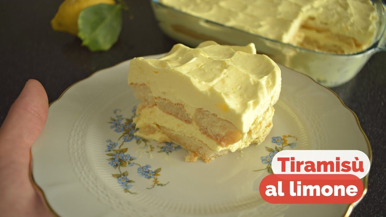 Tiramisù al limone