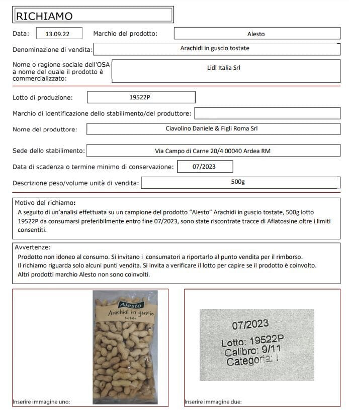 Arachidi ritirate