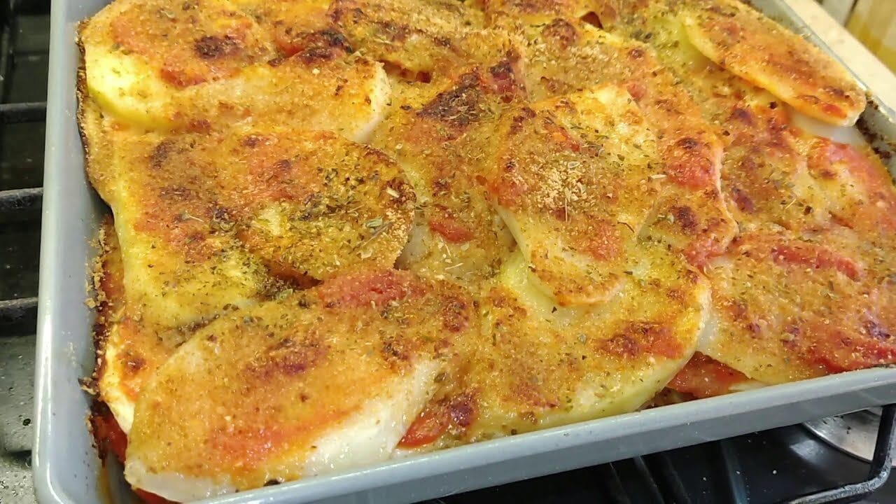 Timballo di patate e melanzane