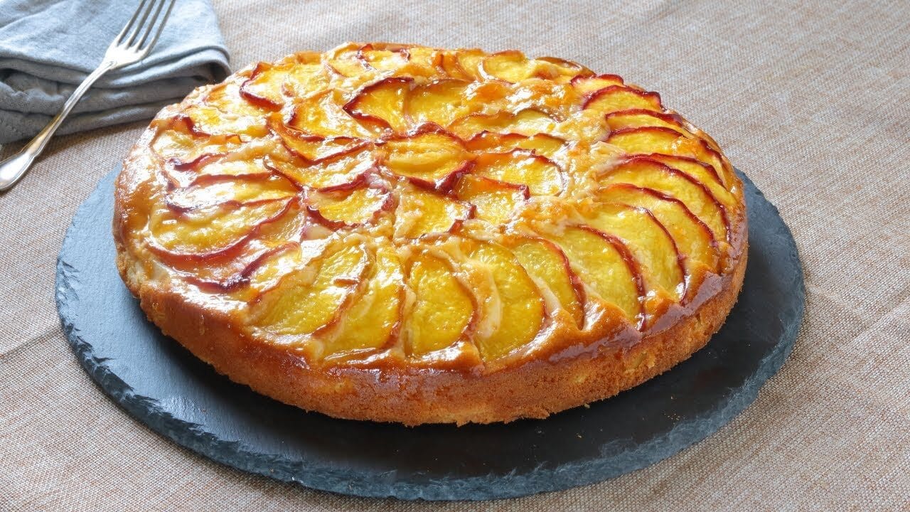 Torta di pesche