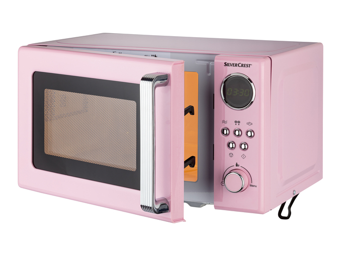 Silvercrest Kitchen Tools Microonde rosa, azzurro o antracite offerta di  Lidl