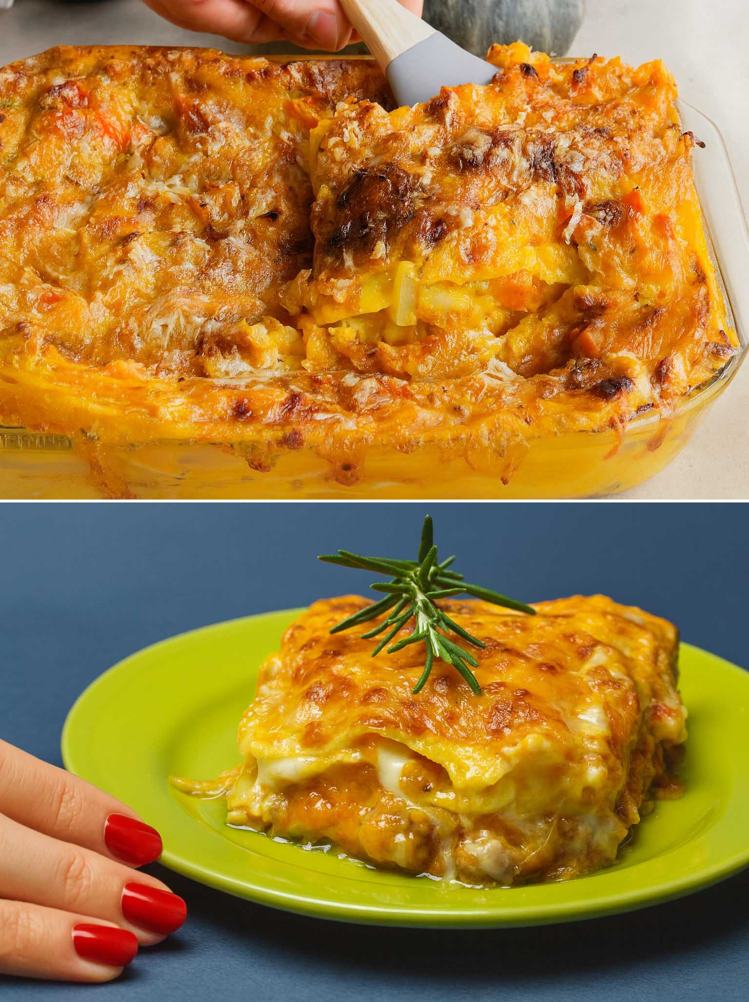 Lasagna di zucca