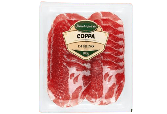 Coppa di suino richiamata