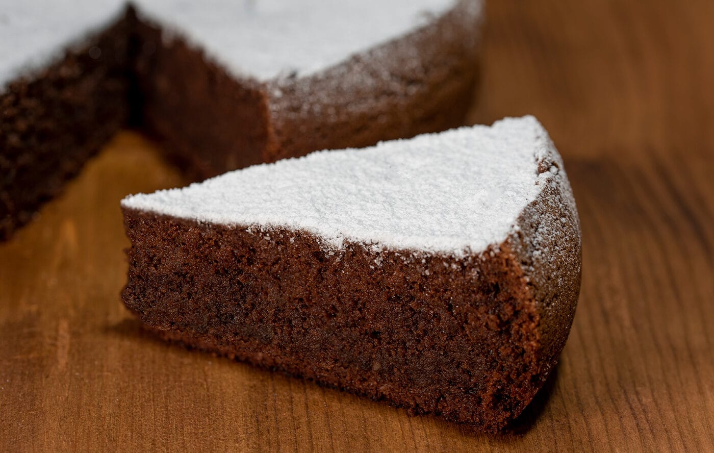 Torta al cioccolato caldo