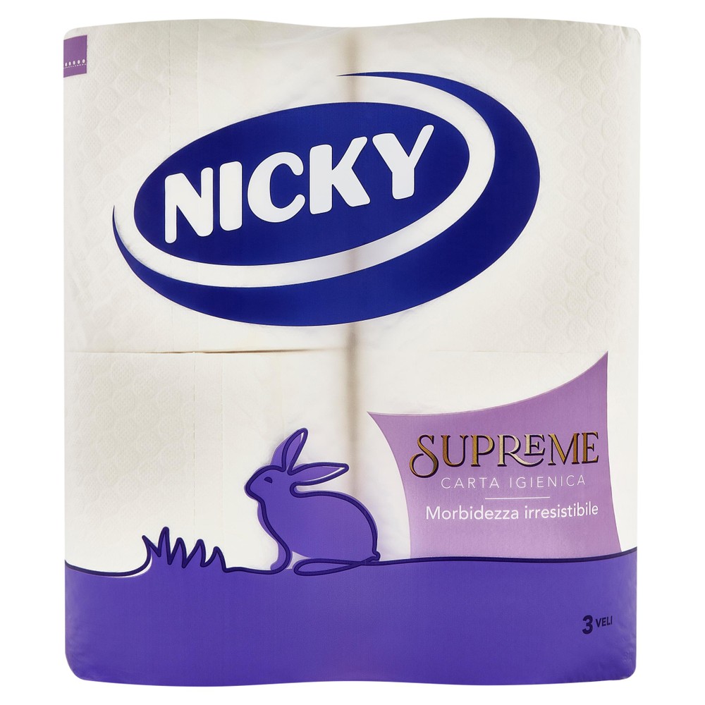 Carta igienica Nicky supreme