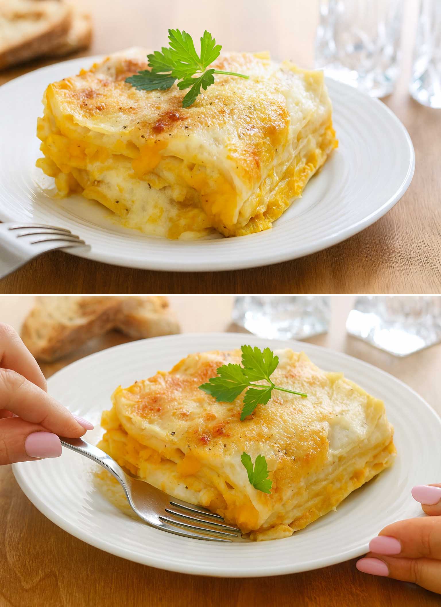 Lasagna di zucca