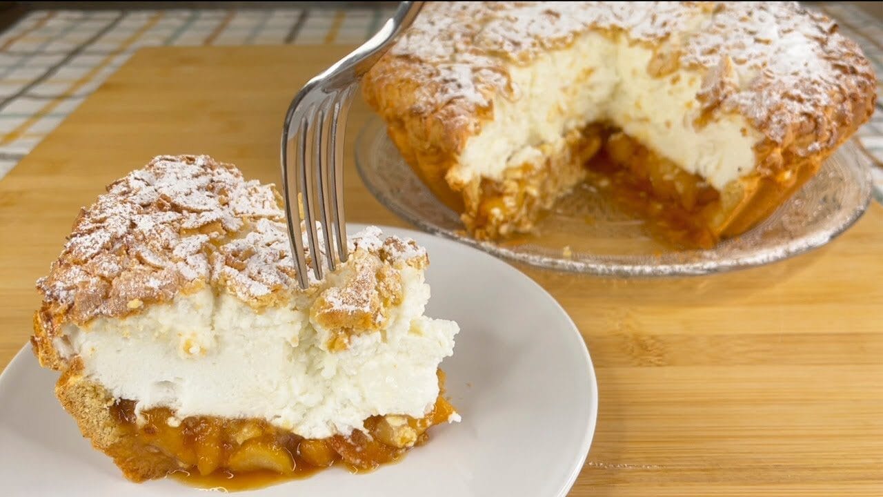 Cheesecake di mele e yogurt
