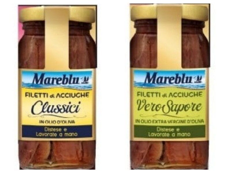 Filetti di acciughe Mareblu richiamati