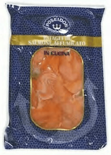 Ritagli di salmone affumicato richiamati