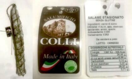 Salame stagionato richiamato