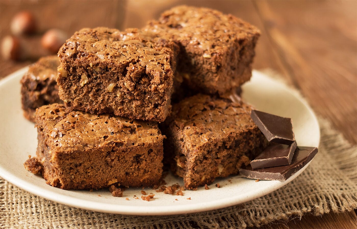 Torta di banane e cacao