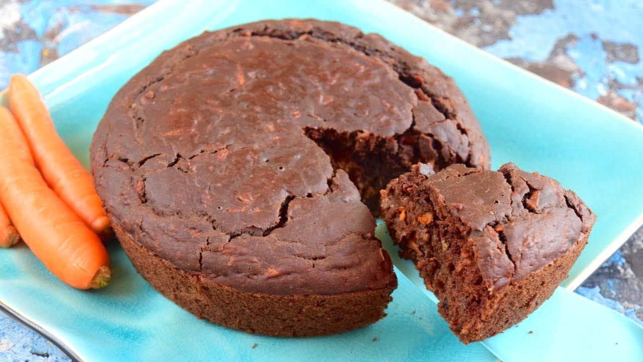 Torta di carote e cacao