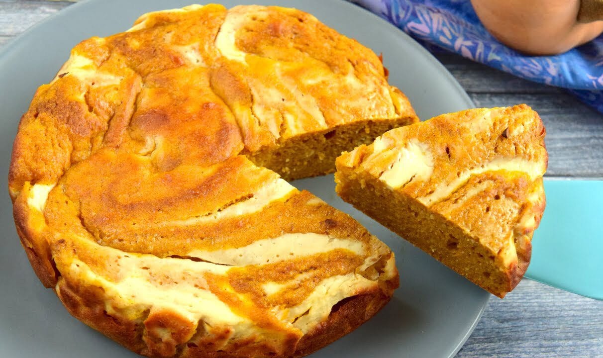 Torta di zucca e crema di formaggio