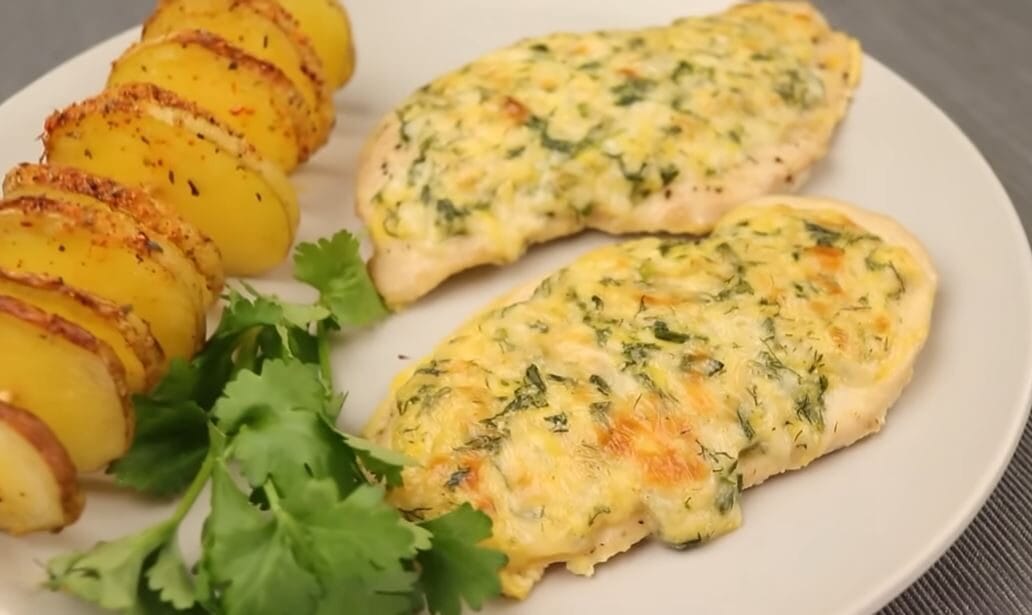 Petto di pollo farcito con patate