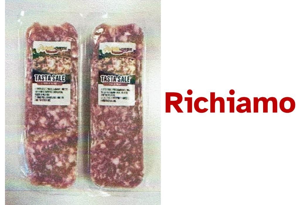 Tastasale richiamati