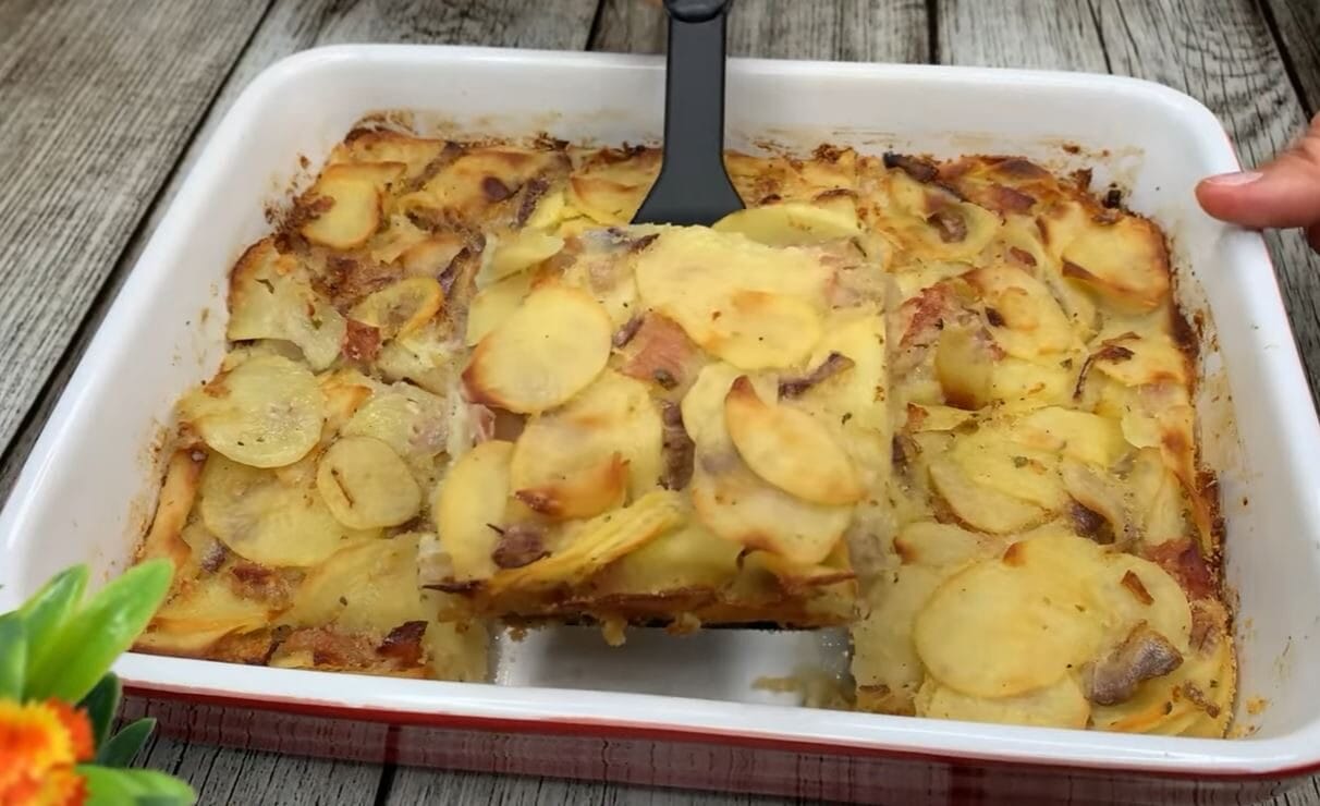 Sformato di patate e prosciutto