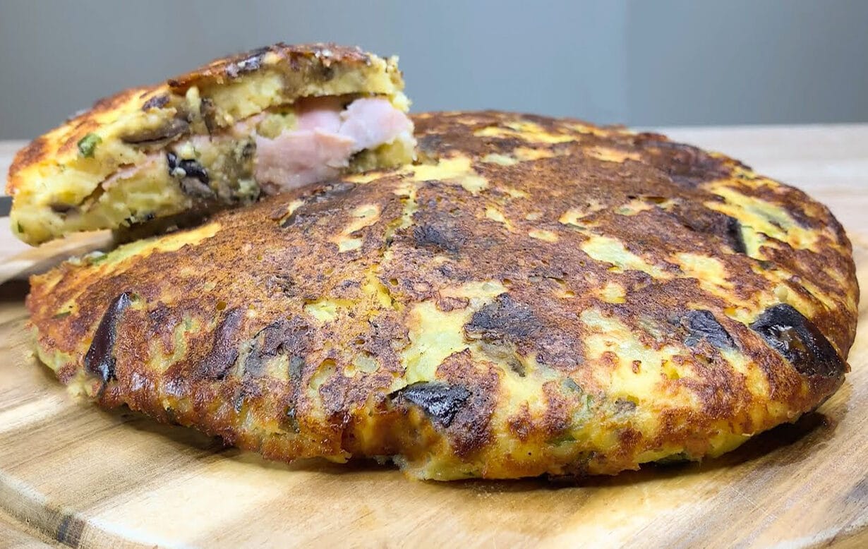 Frittata di patate ripiena