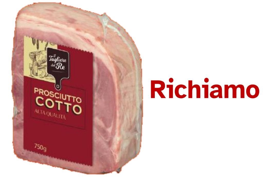 Prosciutto cotto richiamato